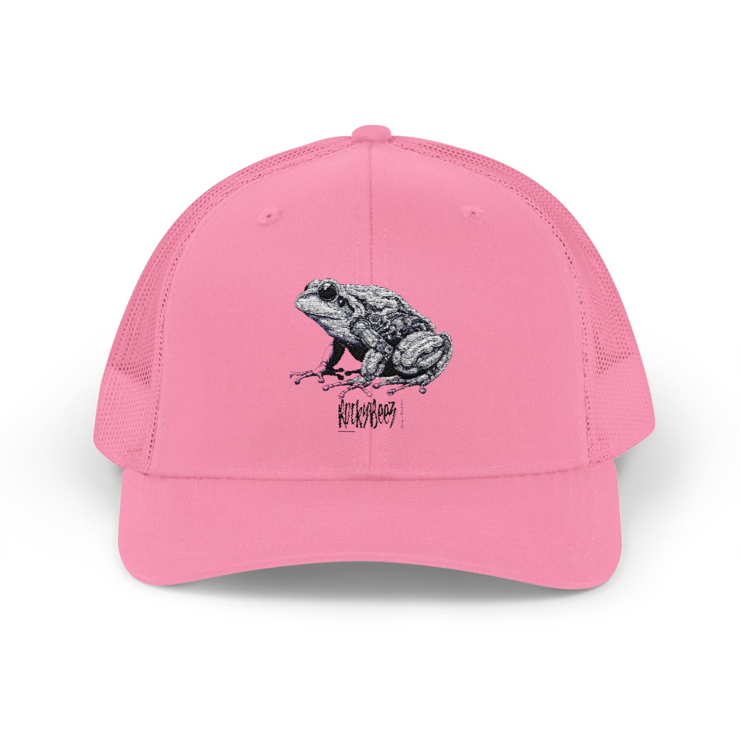 Frog Graphic Snapback Trucker Cap - Perfect for Nature Lovers