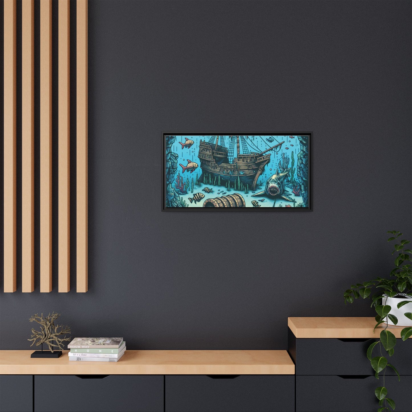 Canvas Print - Sea Loving Vibe, Bright Colors, Perfect for Beach House or AirB&B