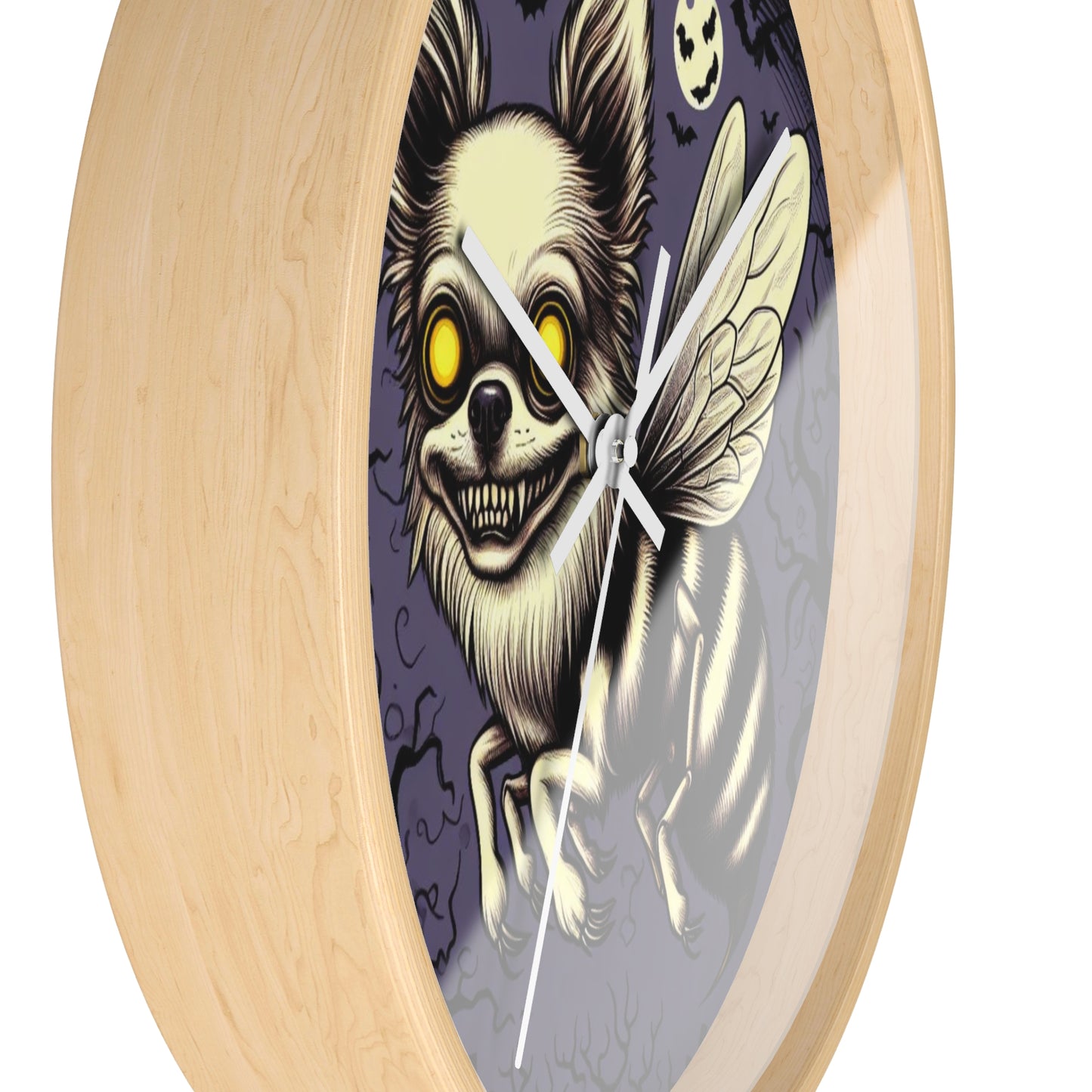 RockyBeez Wall Clock - Quirky and Spooky Home Decor