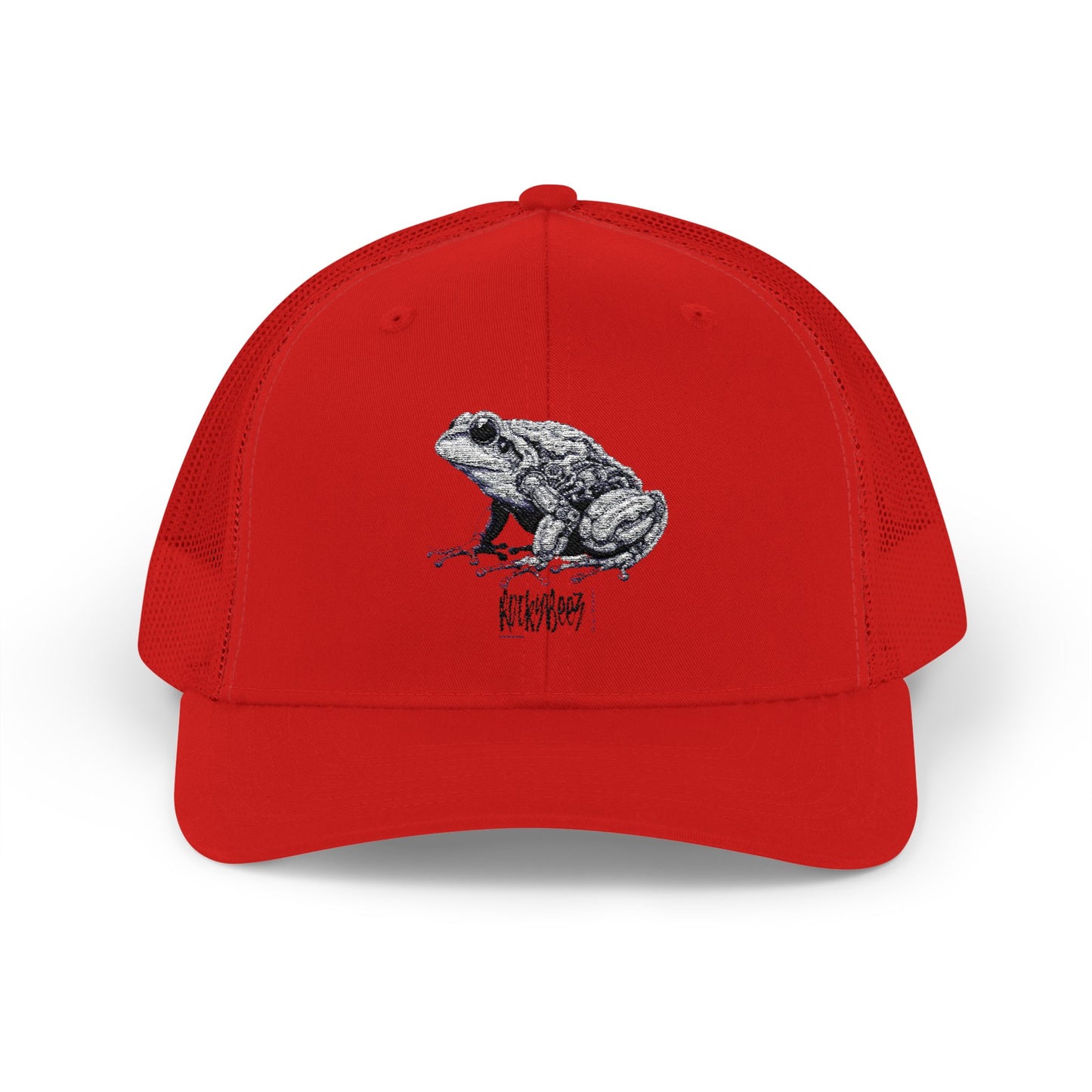 Frog Graphic Snapback Trucker Cap - Perfect for Nature Lovers