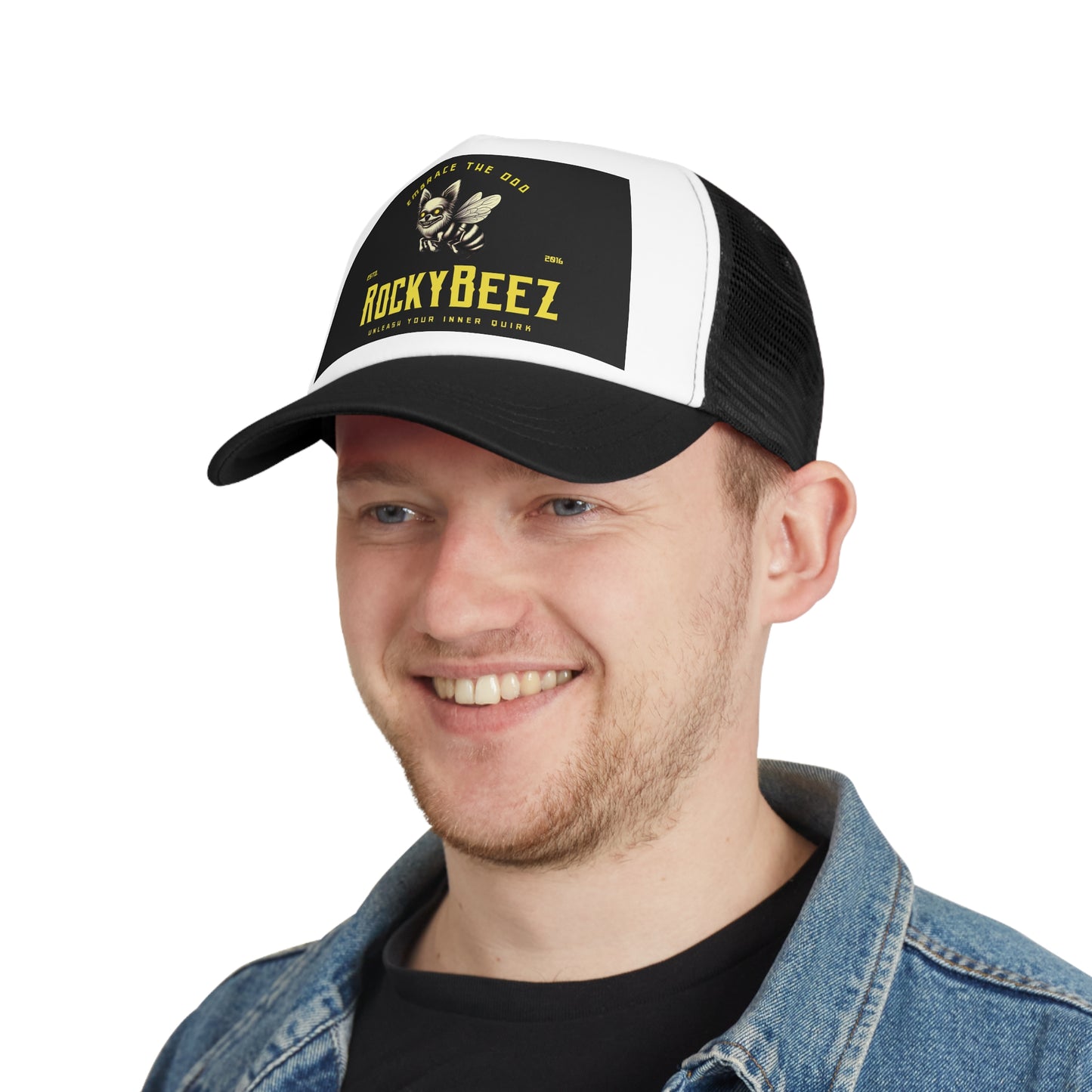 RockyBeez Snap Back Mesh Cap