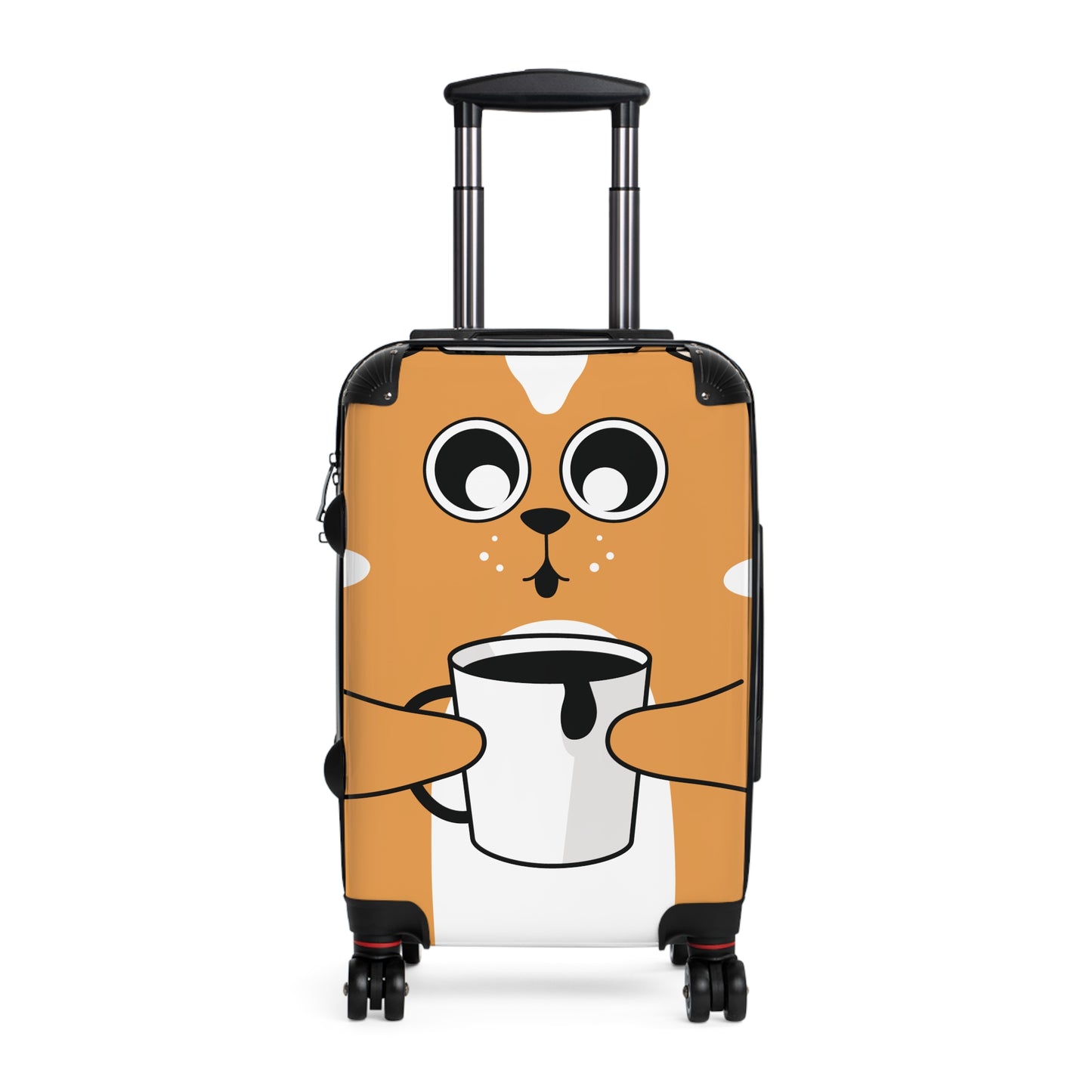 Sip, Wag and Explore with Your Coffee Loving Pup Suitcase