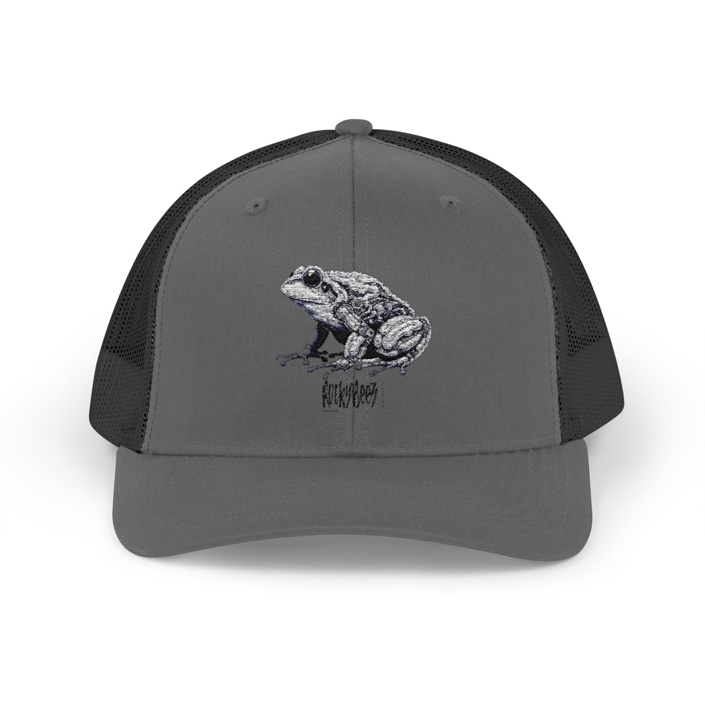 Frog Graphic Snapback Trucker Cap - Perfect for Nature Lovers