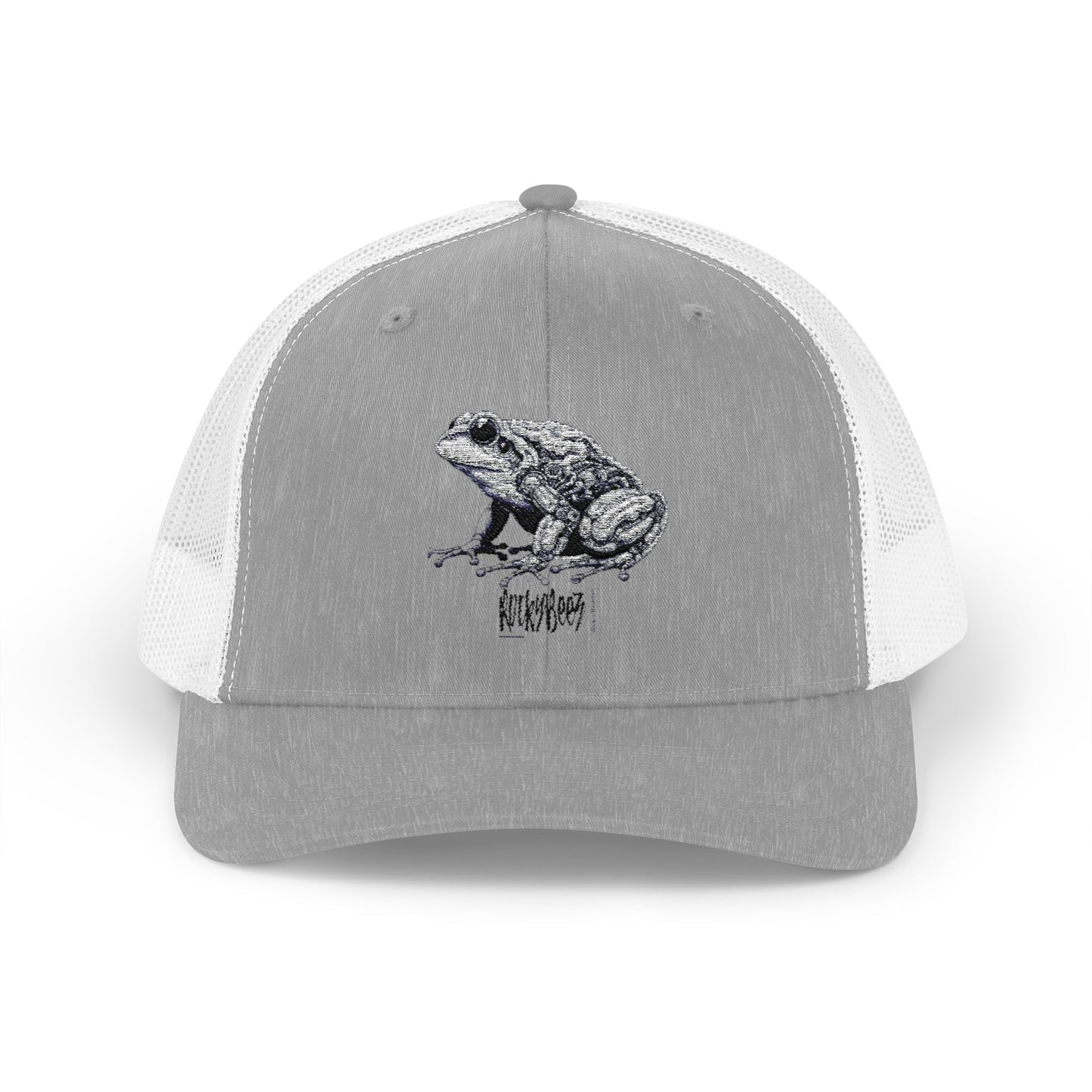 Frog Graphic Snapback Trucker Cap - Perfect for Nature Lovers